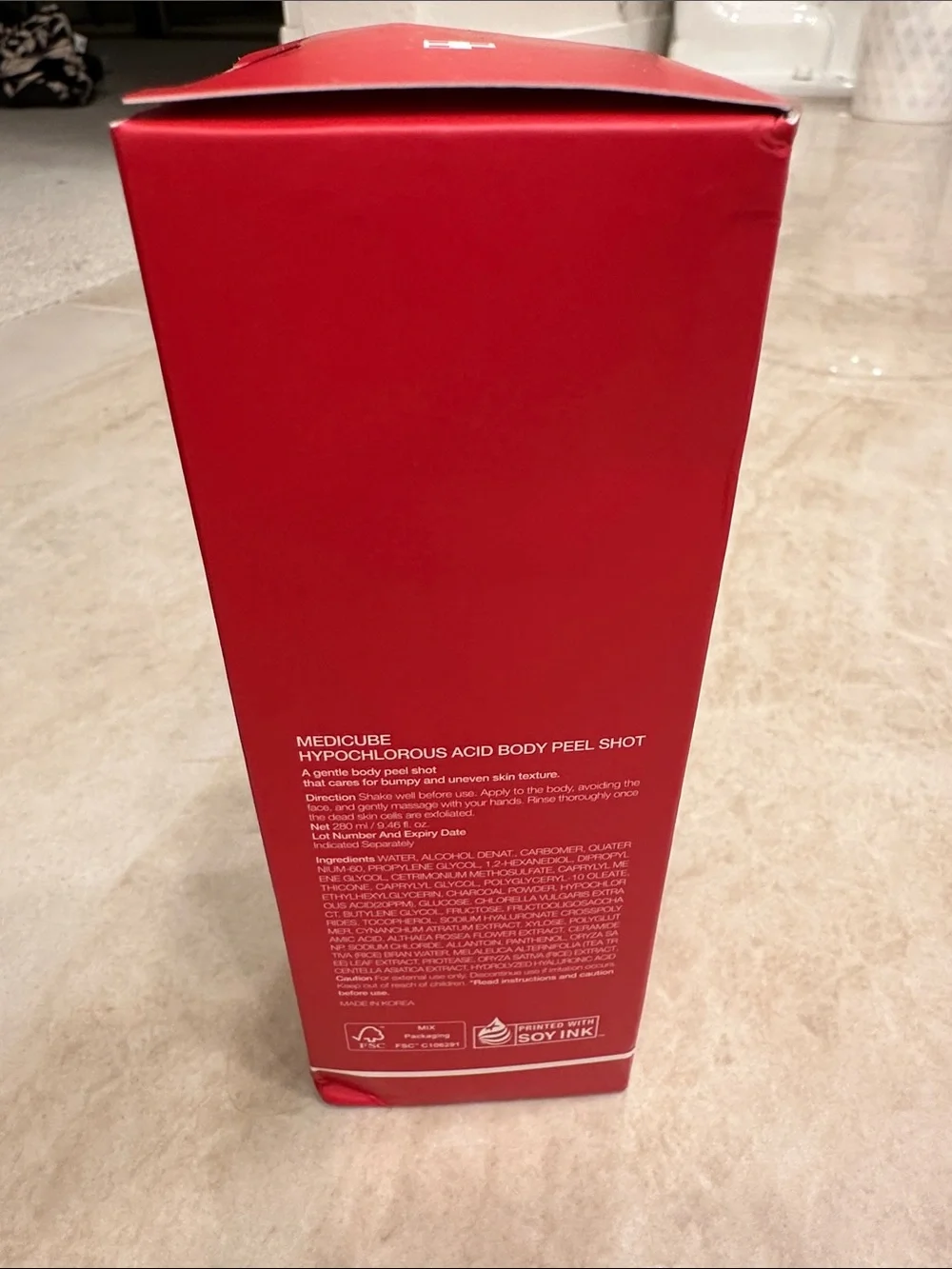 NIB Medicube Hypochlorous Acid Body Peel Shot